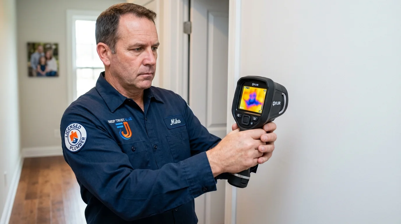 Thermal imaging leak detection by Johns Plumbing LLC in Elk City